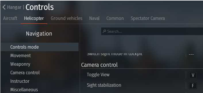 Sight Stabilization Keybind